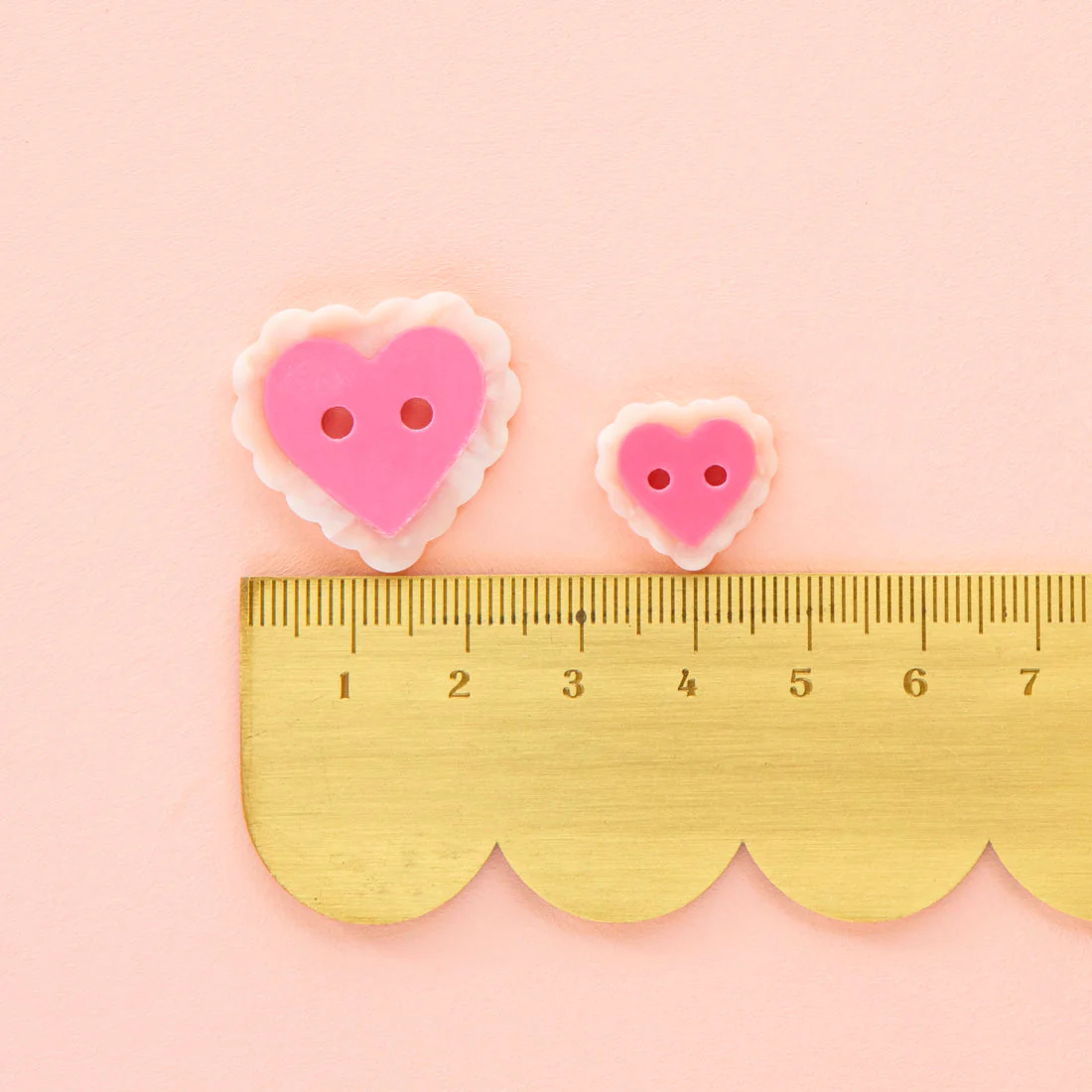 Pink Sweet Heart Buttons - Image 4
