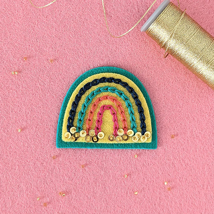 Pocket Rainbow, Stitchable Deep Etch Die - Image 4