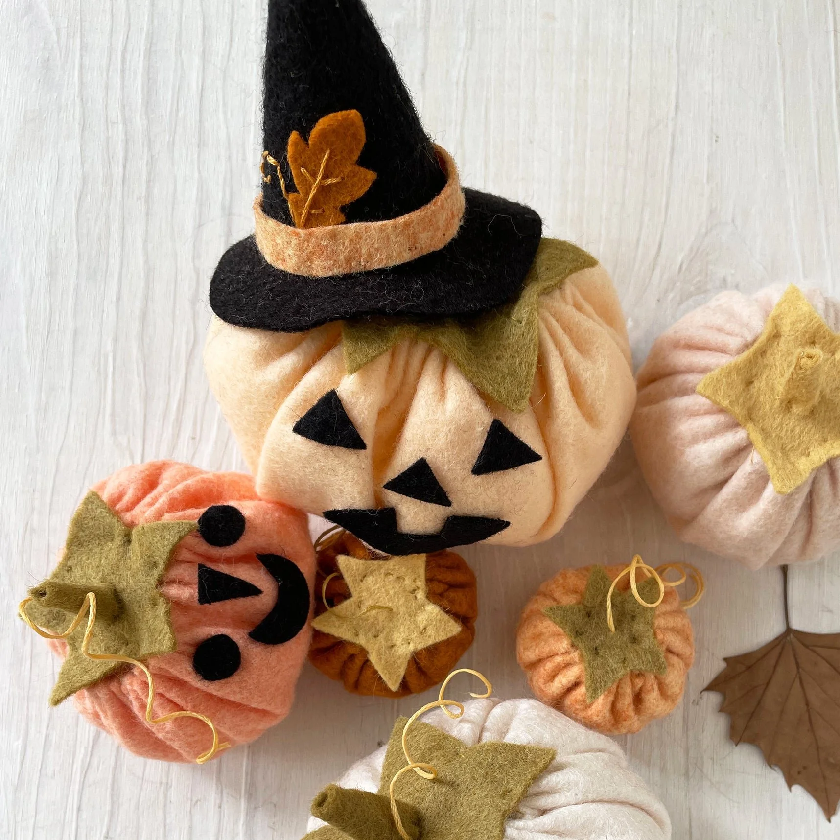 Pumpkins and a Witch Hat Pattern - Image 3