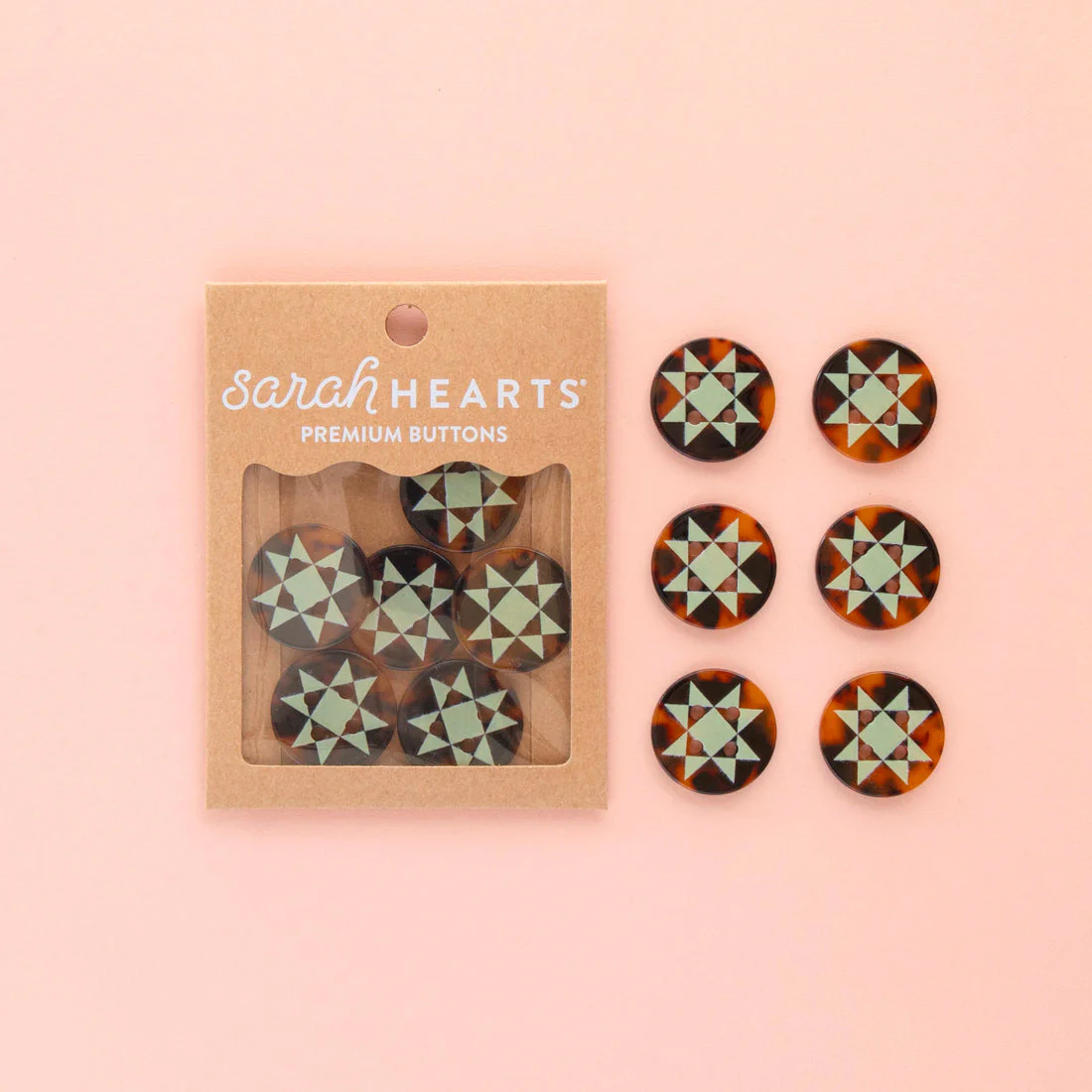 Quilt Star Buttons - Image 5
