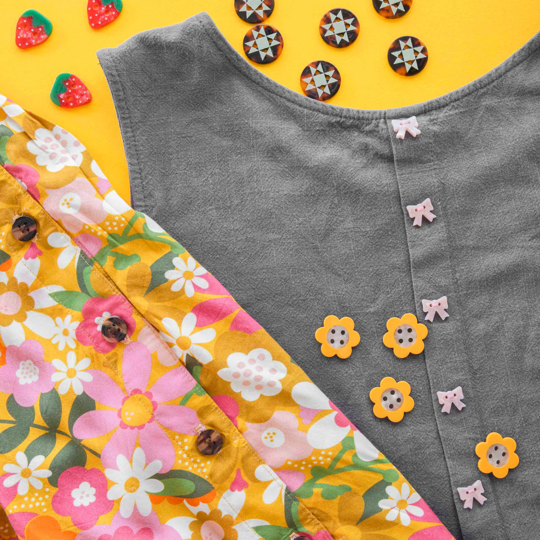 Pink Bow Buttons - Image 6