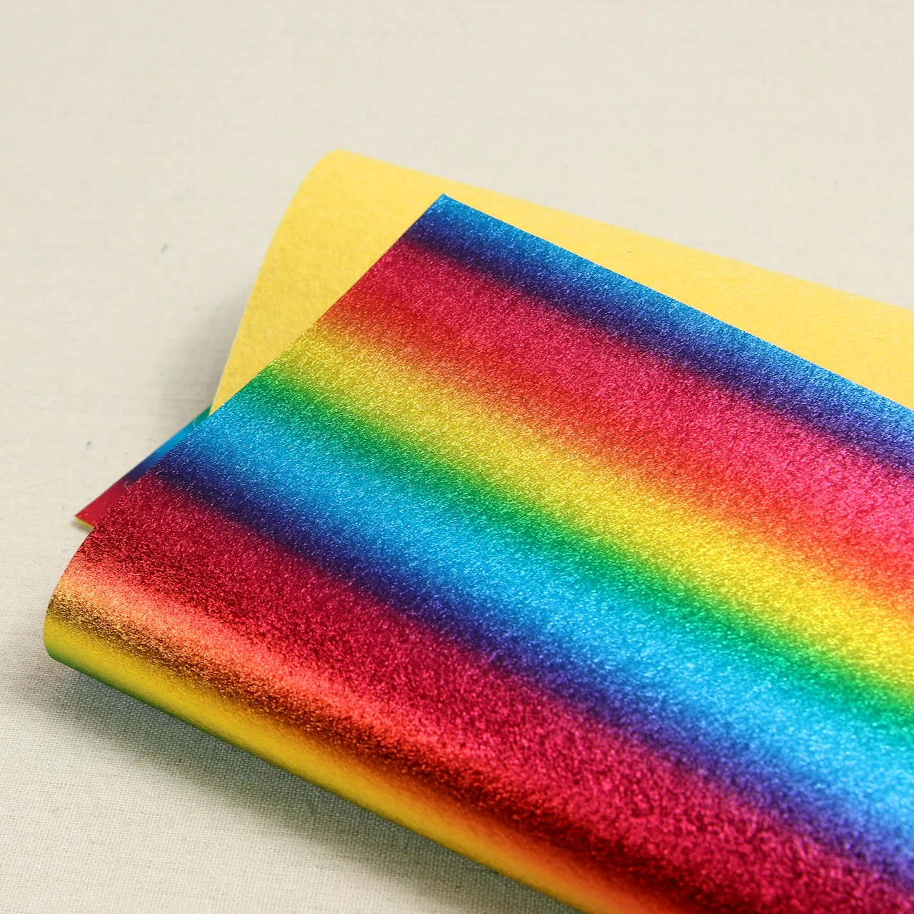 Rainbow Metallic Felt - Image 2