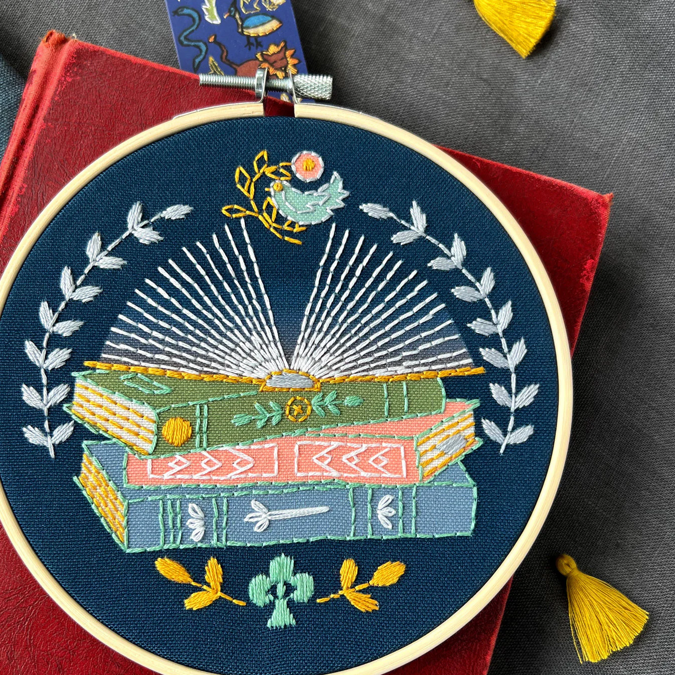 Reader Embroidery Kit - Image 4