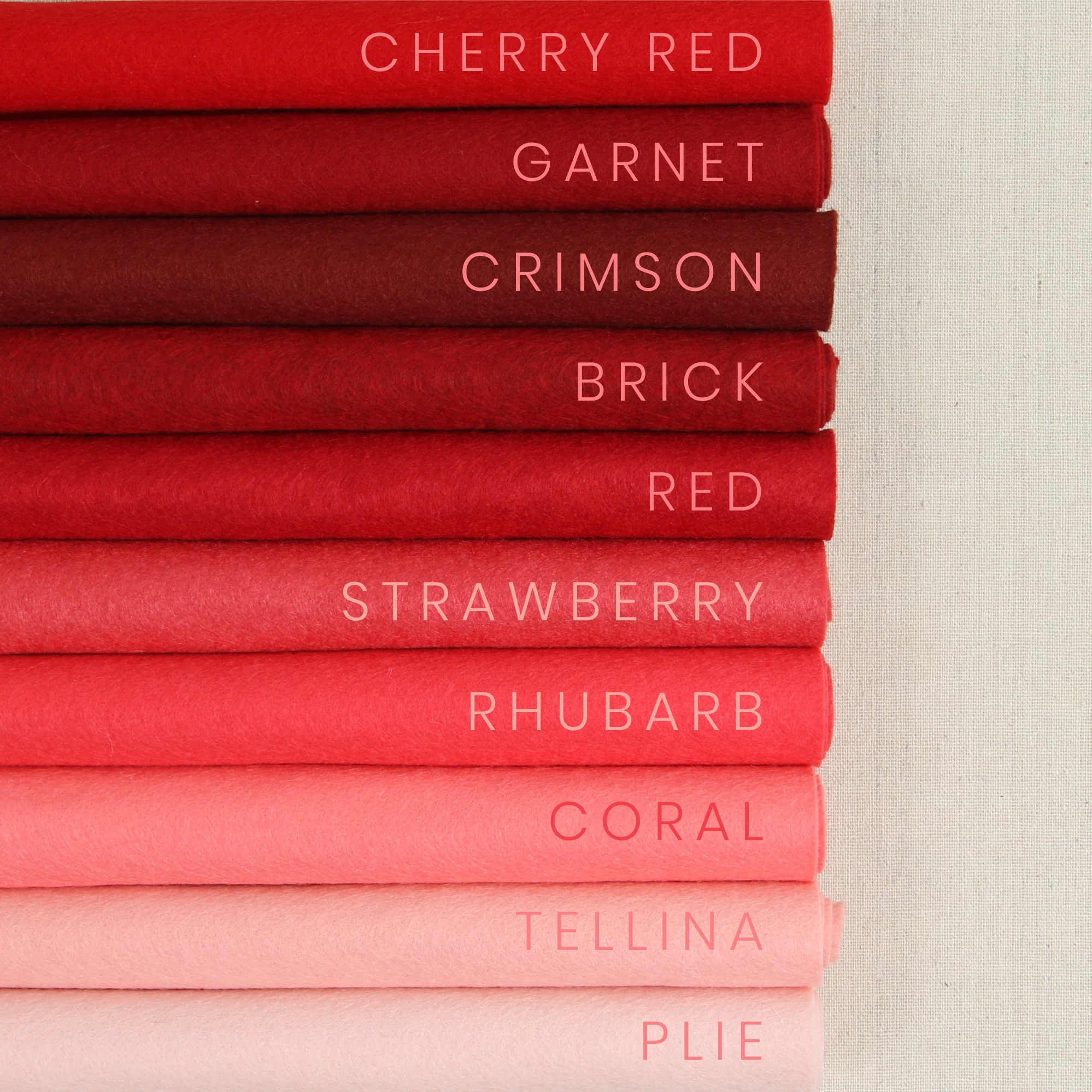 Rhubarb Pure Wool Felt - Image 5