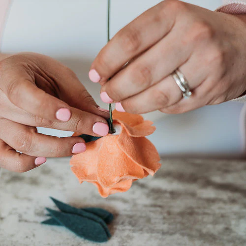 Rose + Eucalyptus Bouquet, Advanced PDF Pattern - Image 5