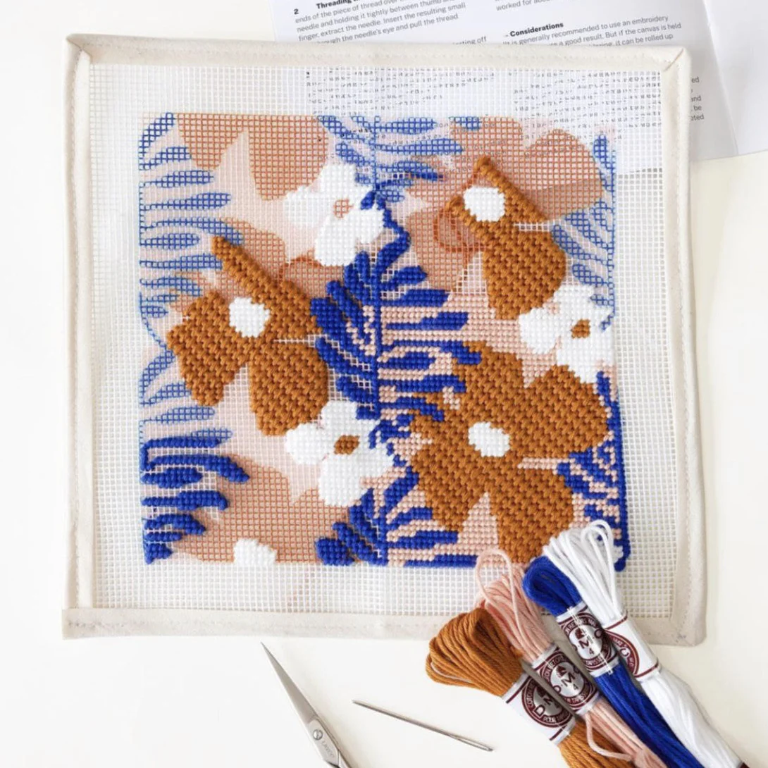 Royan Sunglasses Case, Needlepoint Kit - Image 6