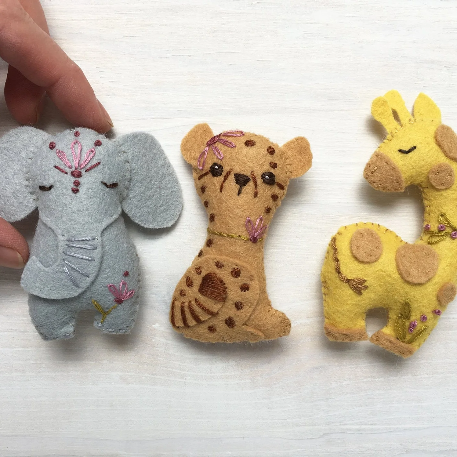 Safari Animals Felt Pattern - Image 4