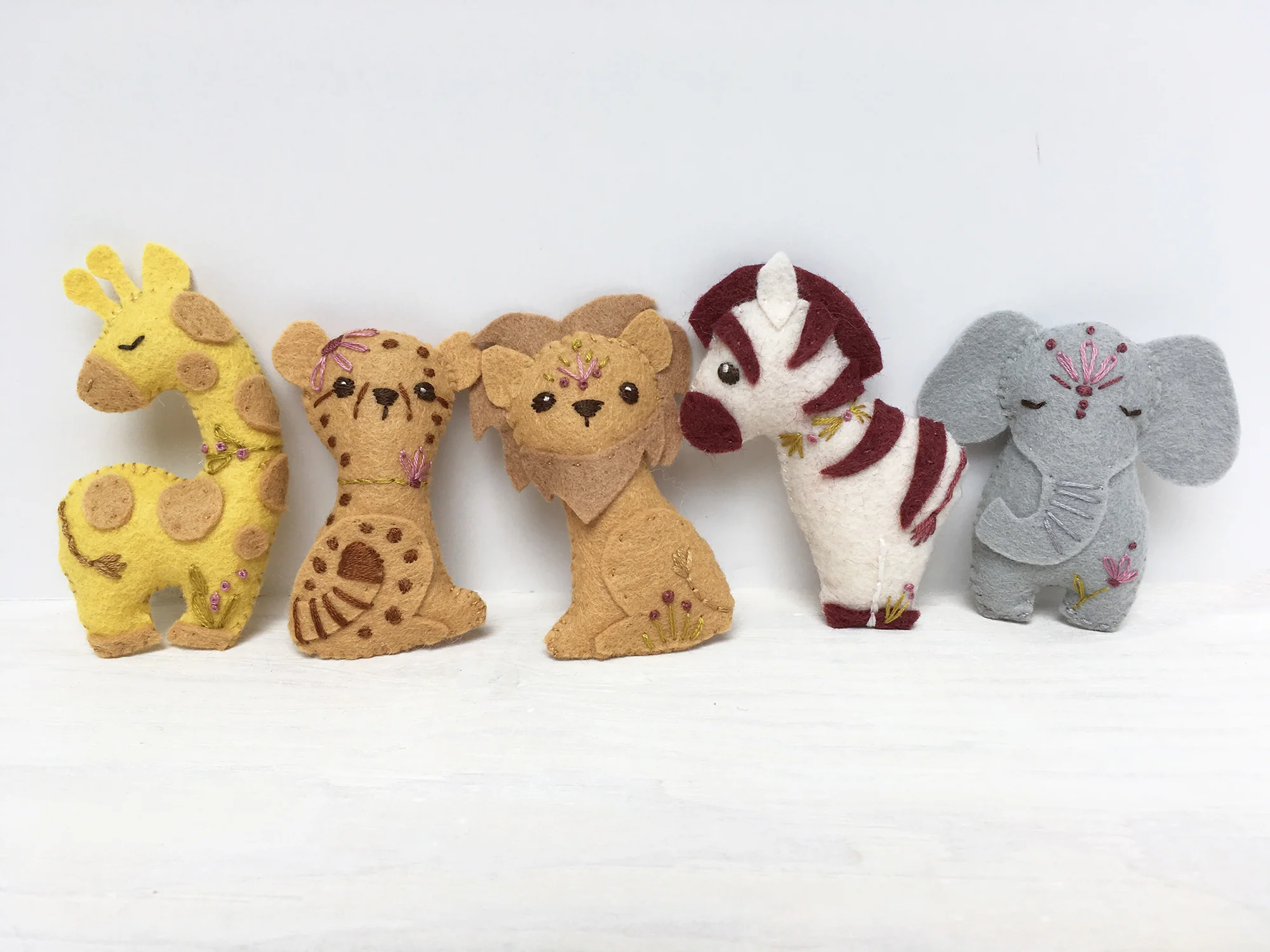 Safari Animals Felt Pattern - Image 8