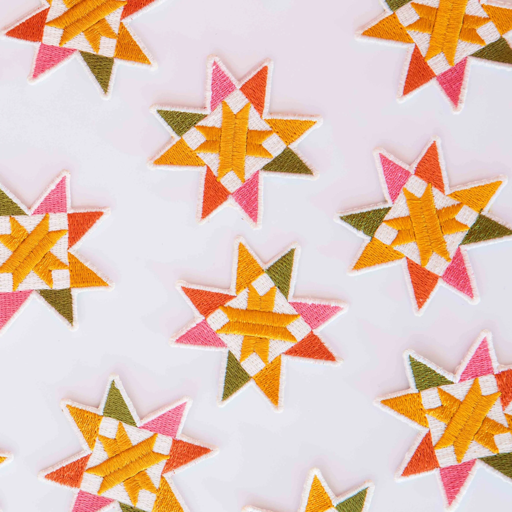 Sawtooth Star Iron-On Patch - Image 3