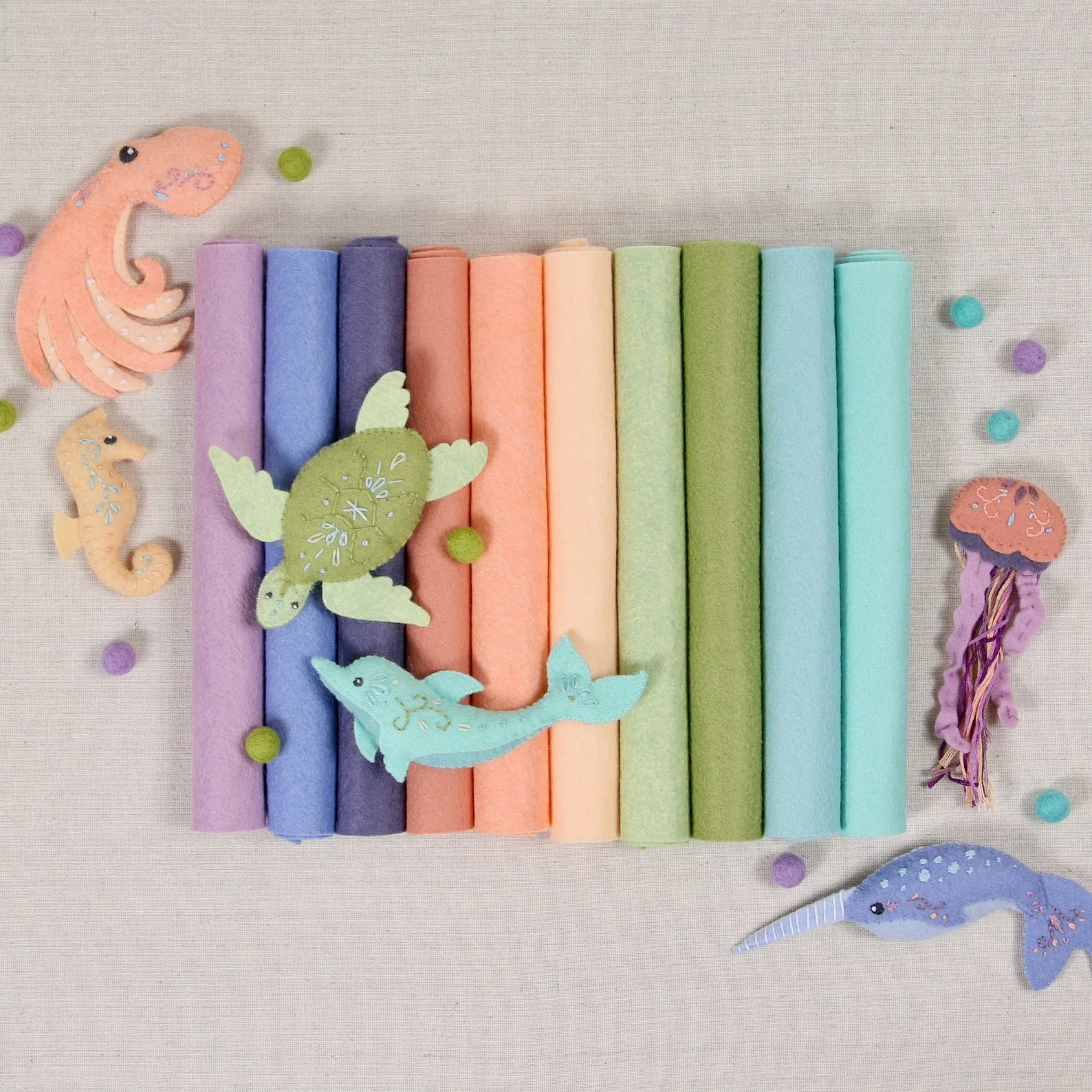 Sea Creatures Felt Pattern - Image 10