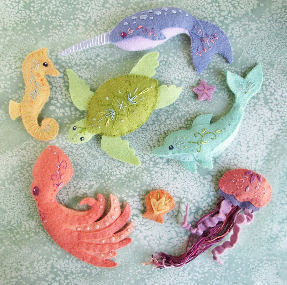 Sea Creatures Felt Pattern - Image 5