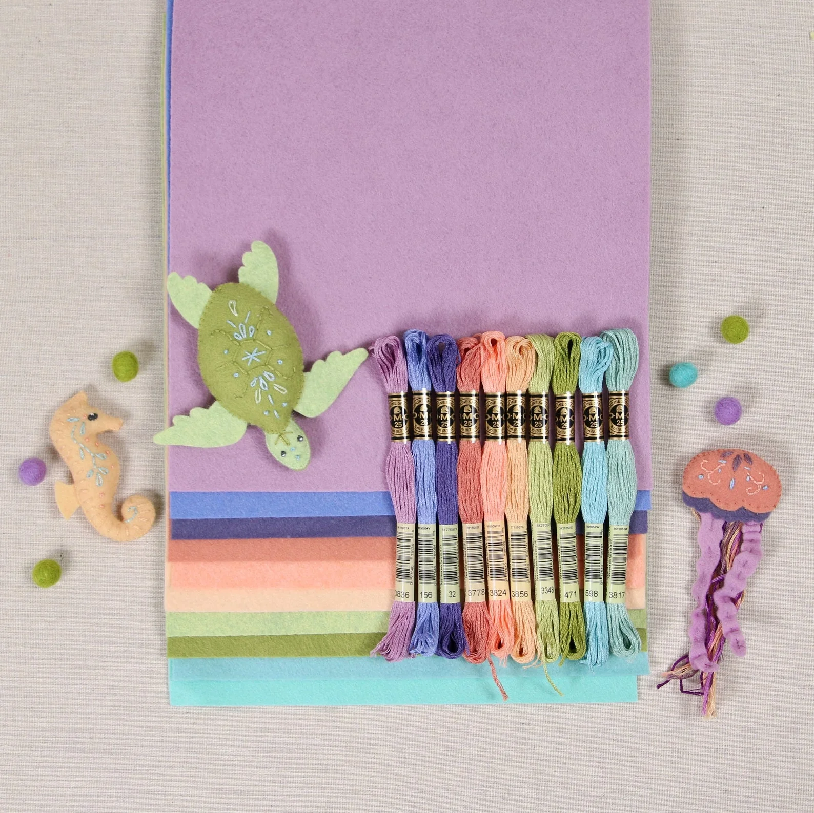 Sea Creatures Felt Pattern - Image 9