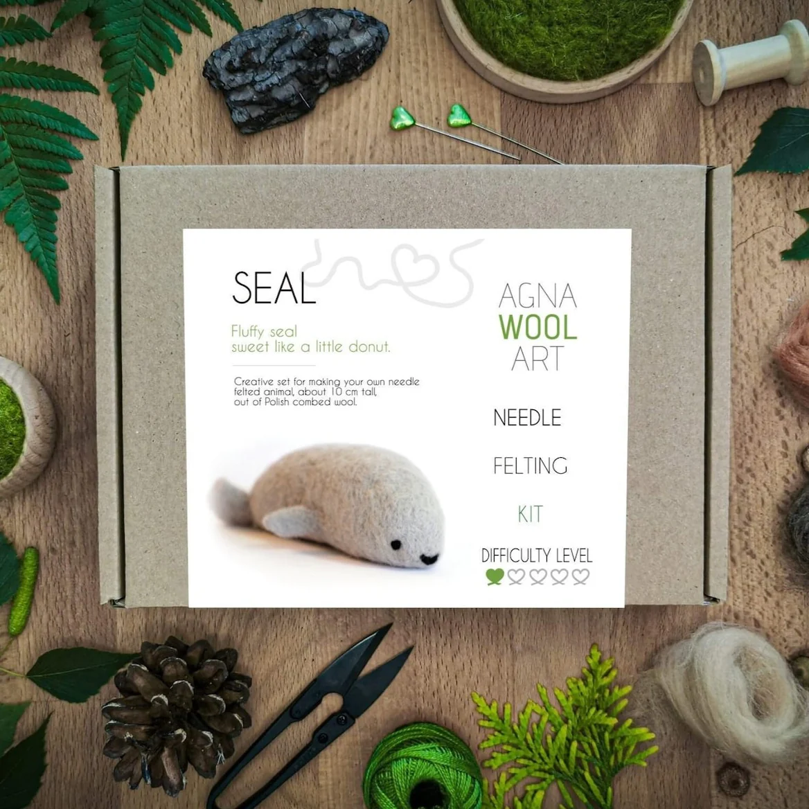 Seal, Needle Felting Kit - Image 4
