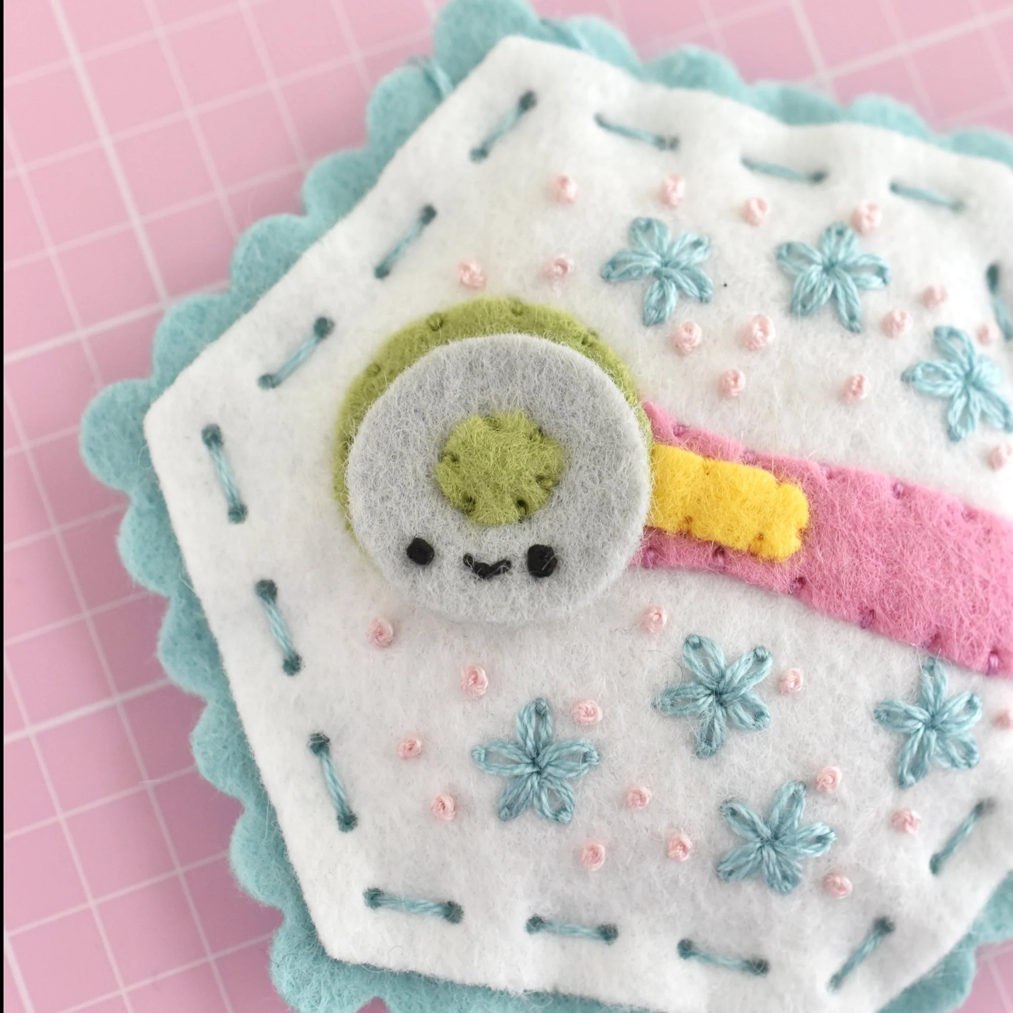 Sewing Bee Felt Ornaments Pattern - Image 9