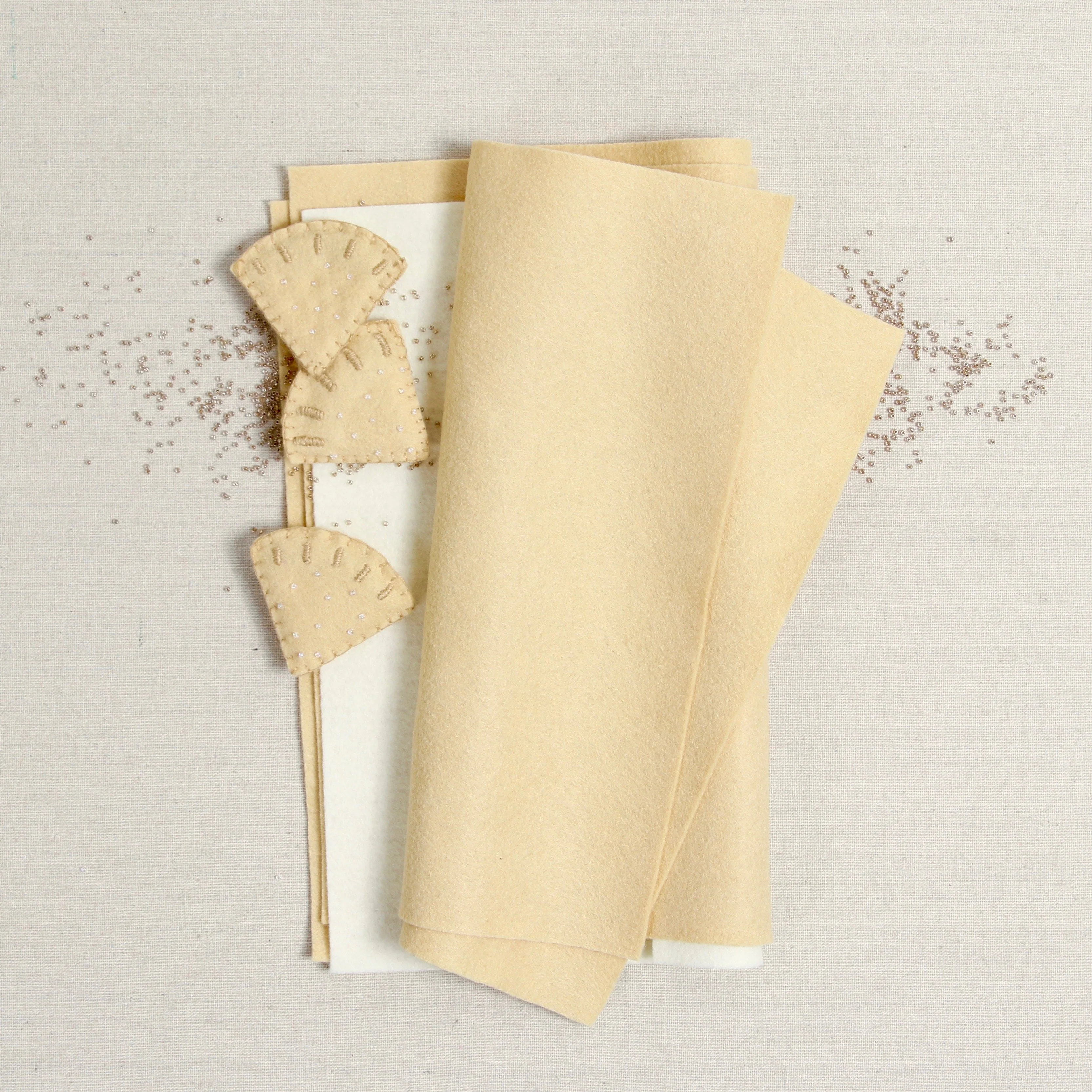 Shortbread Wool Blend Felt - Image 5