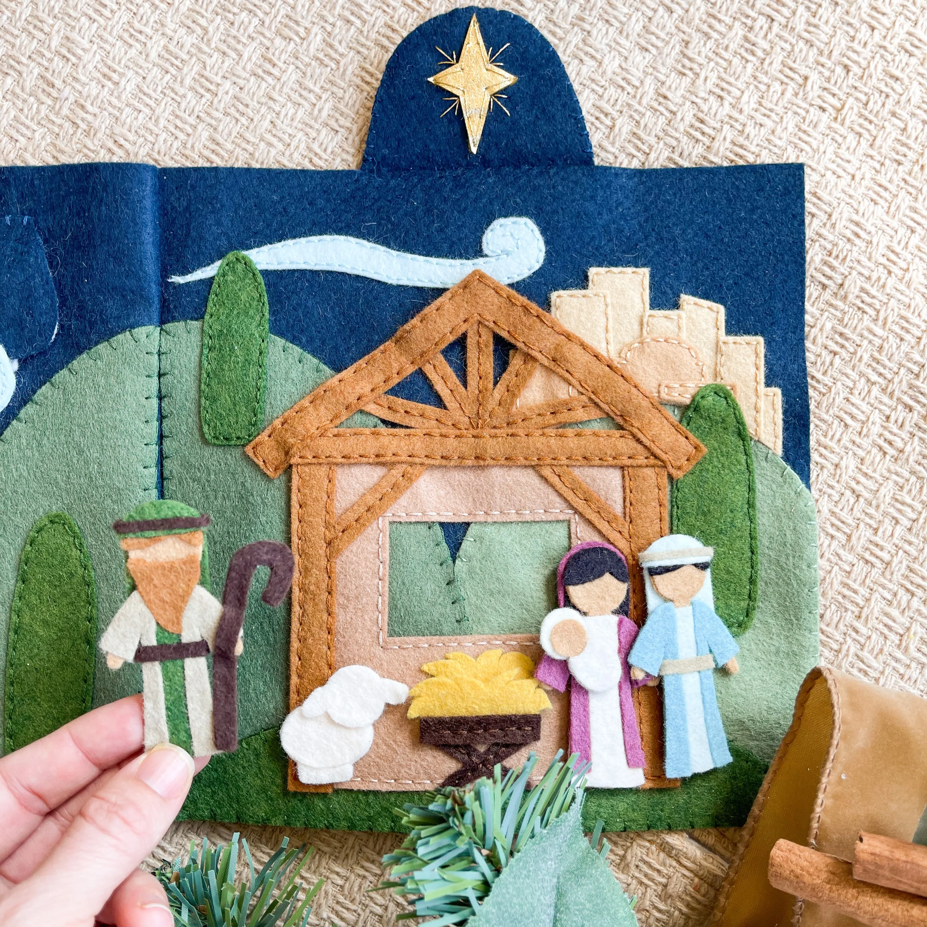 Silent Night Quiet Book Pattern - Image 4