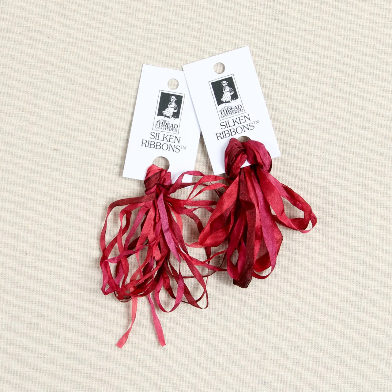 The ThreadGatherer Silk Ribbon, Berry Spritz 042 - Image 4