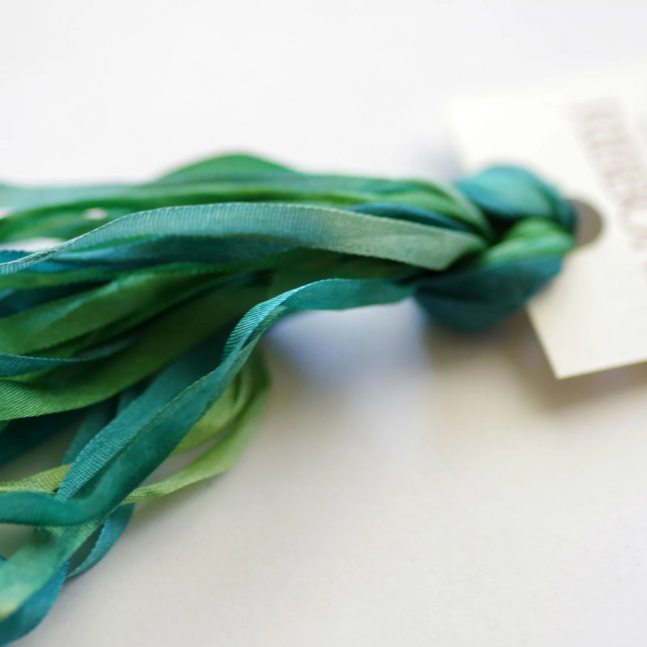 The ThreadGatherer Silk Ribbon, Evergreens 009 - Image 2
