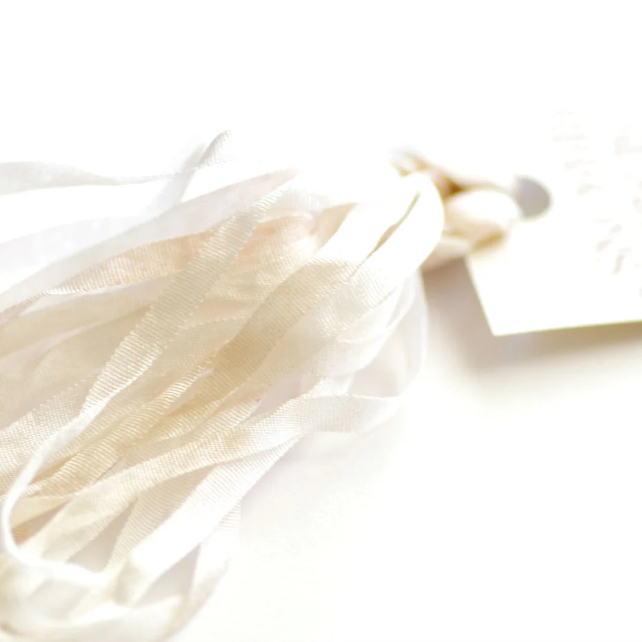 The ThreadGatherer Silk Ribbon, Old Lace 111 - Image 3