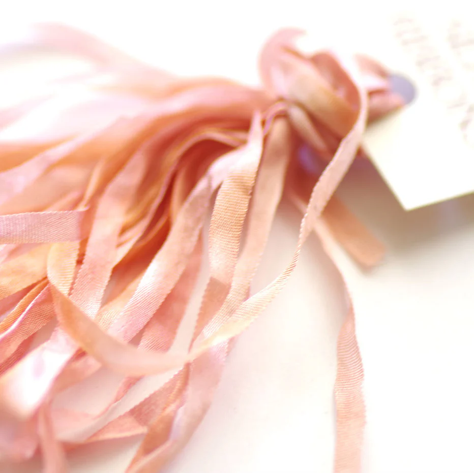The ThreadGatherer Silk Ribbon, Rose Blush 100 - Image 3