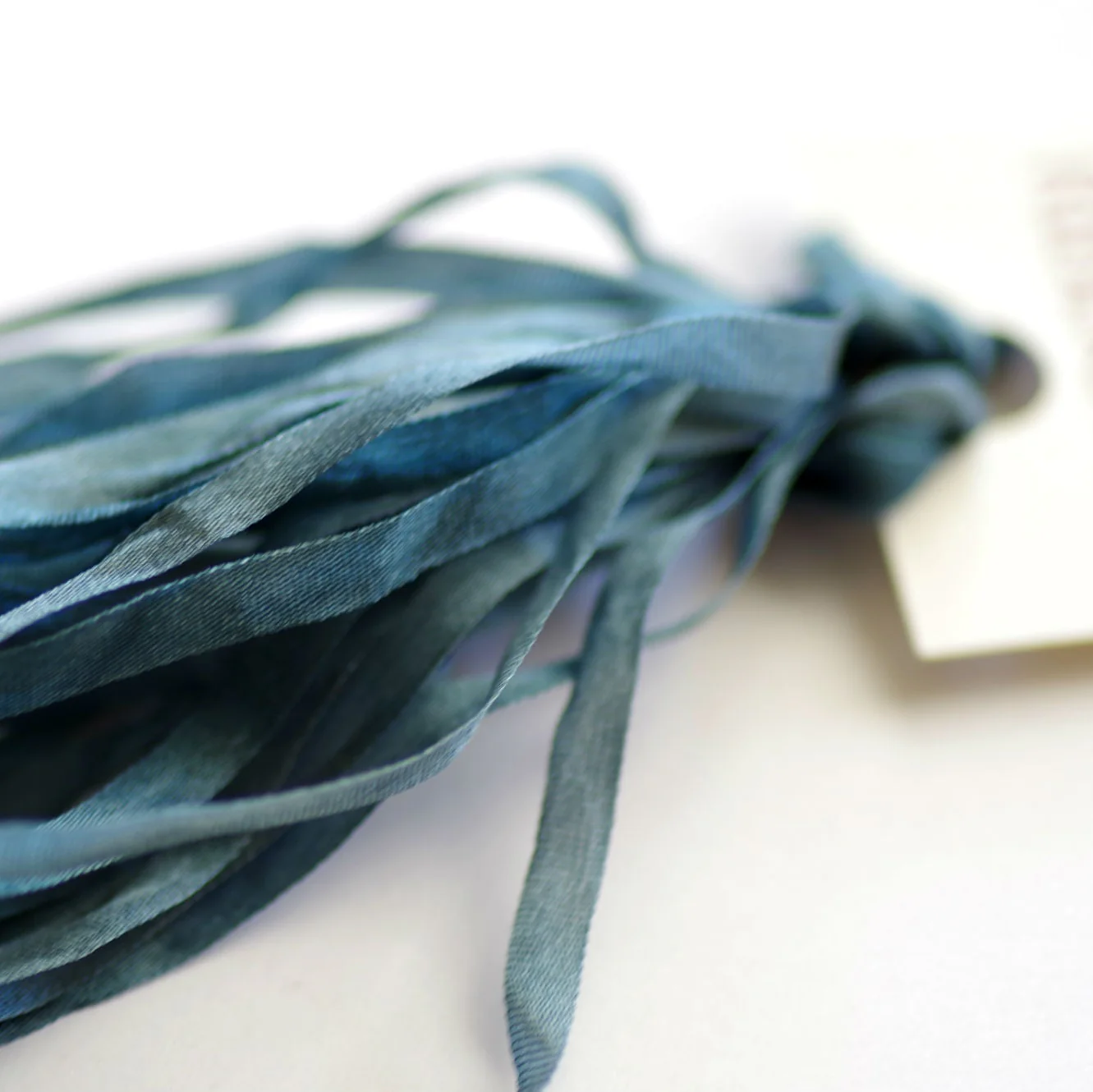 The ThreadGatherer Silk Ribbon, Slate Blue 109 - Image 3
