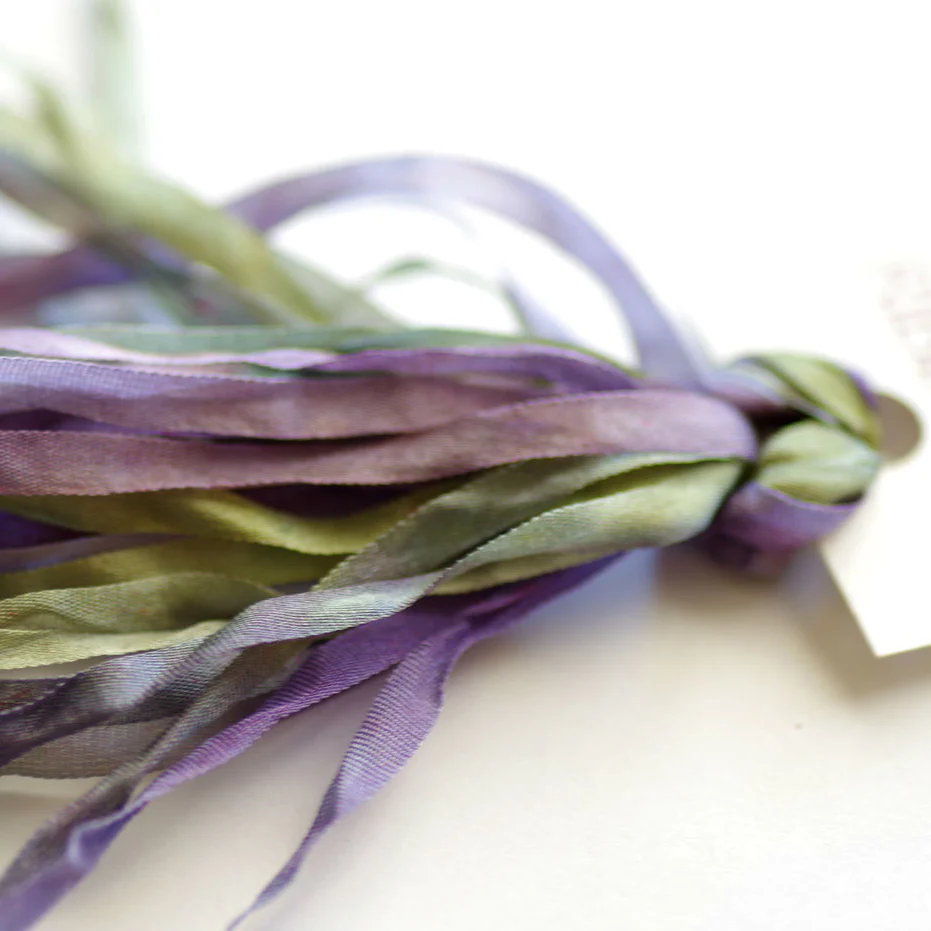 The ThreadGatherer Silk Ribbon, Wild Violets 112 - Image 2