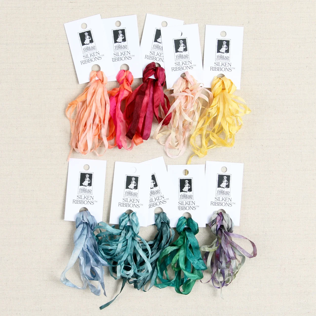 The ThreadGatherer Silk Ribbon, Wild Violets 112 - Image 3