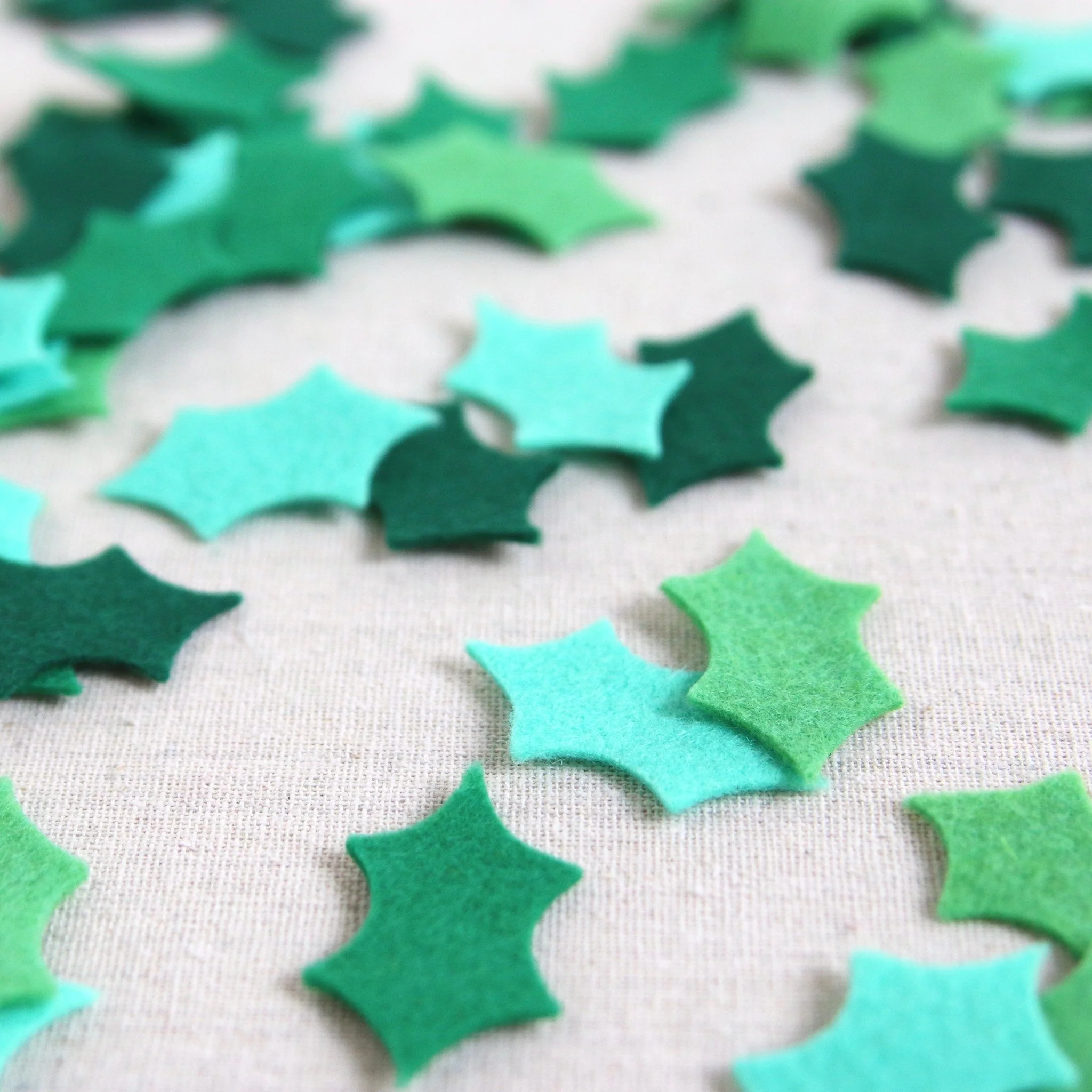 Felt-fetti Holly, Small die cut shapes - Image 3