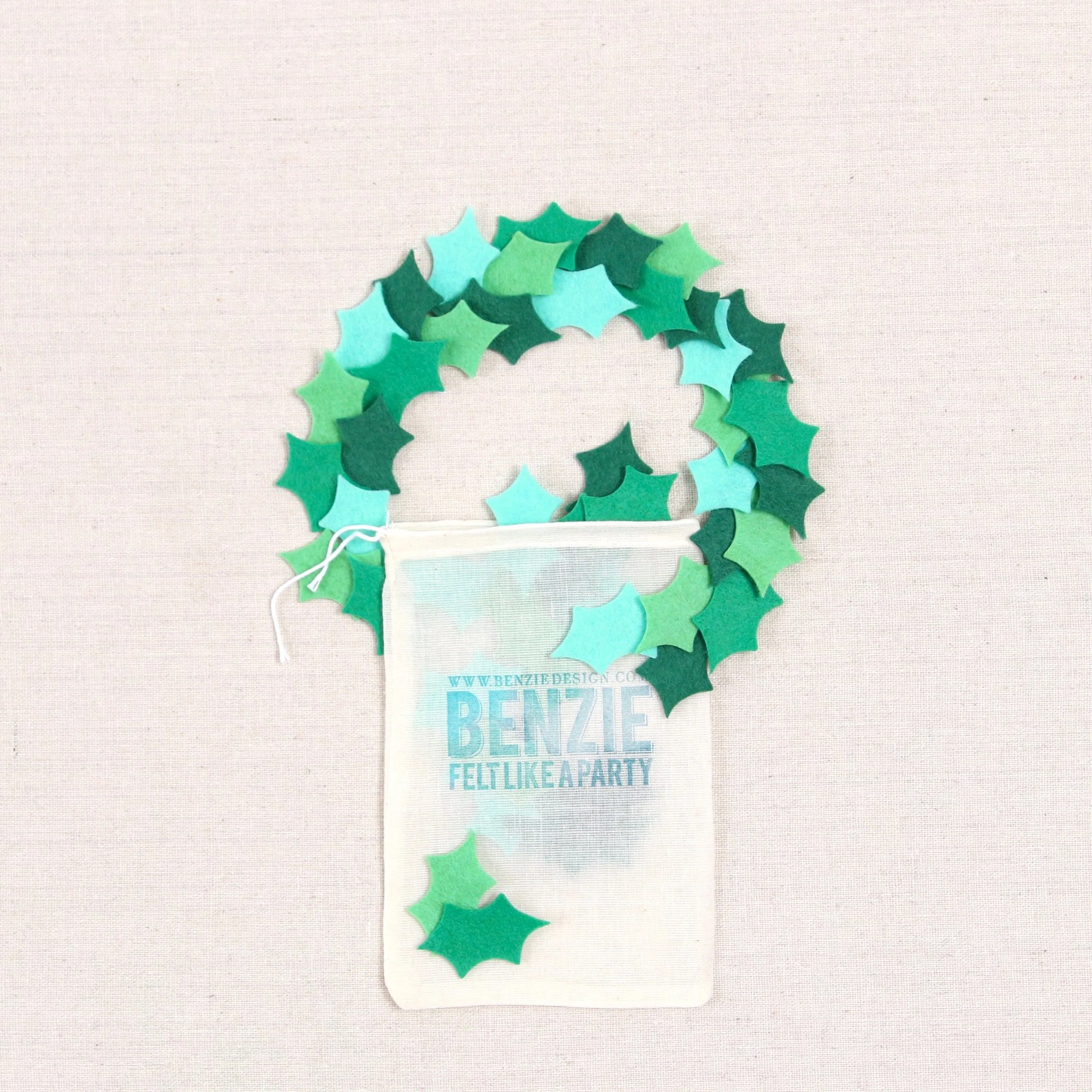 Felt-fetti Holly, Small die cut shapes - Image 4