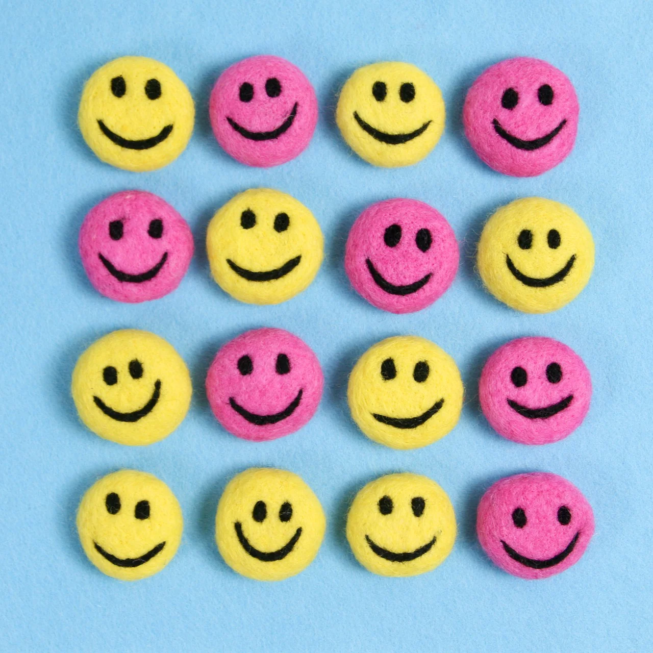 Smiley Face, Foxglove Pink - Image 2
