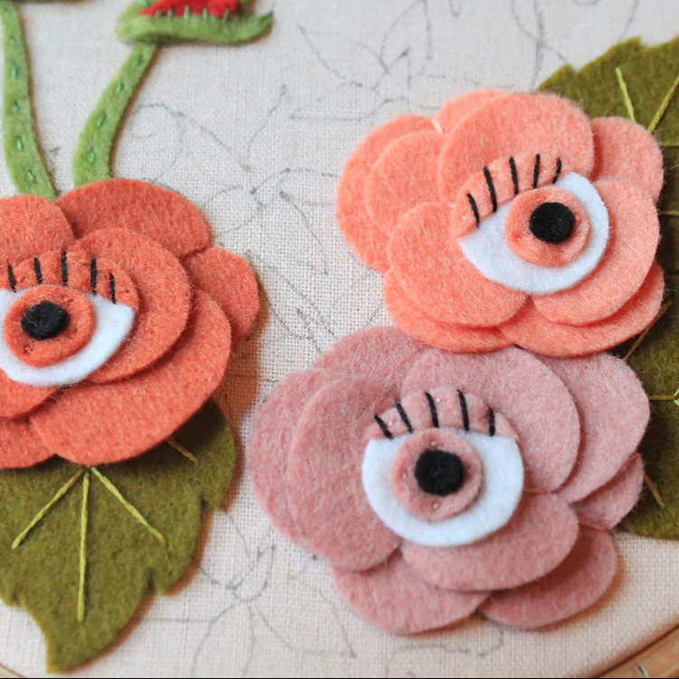 Spooky Felt Floral by BZ Creations - Image 3