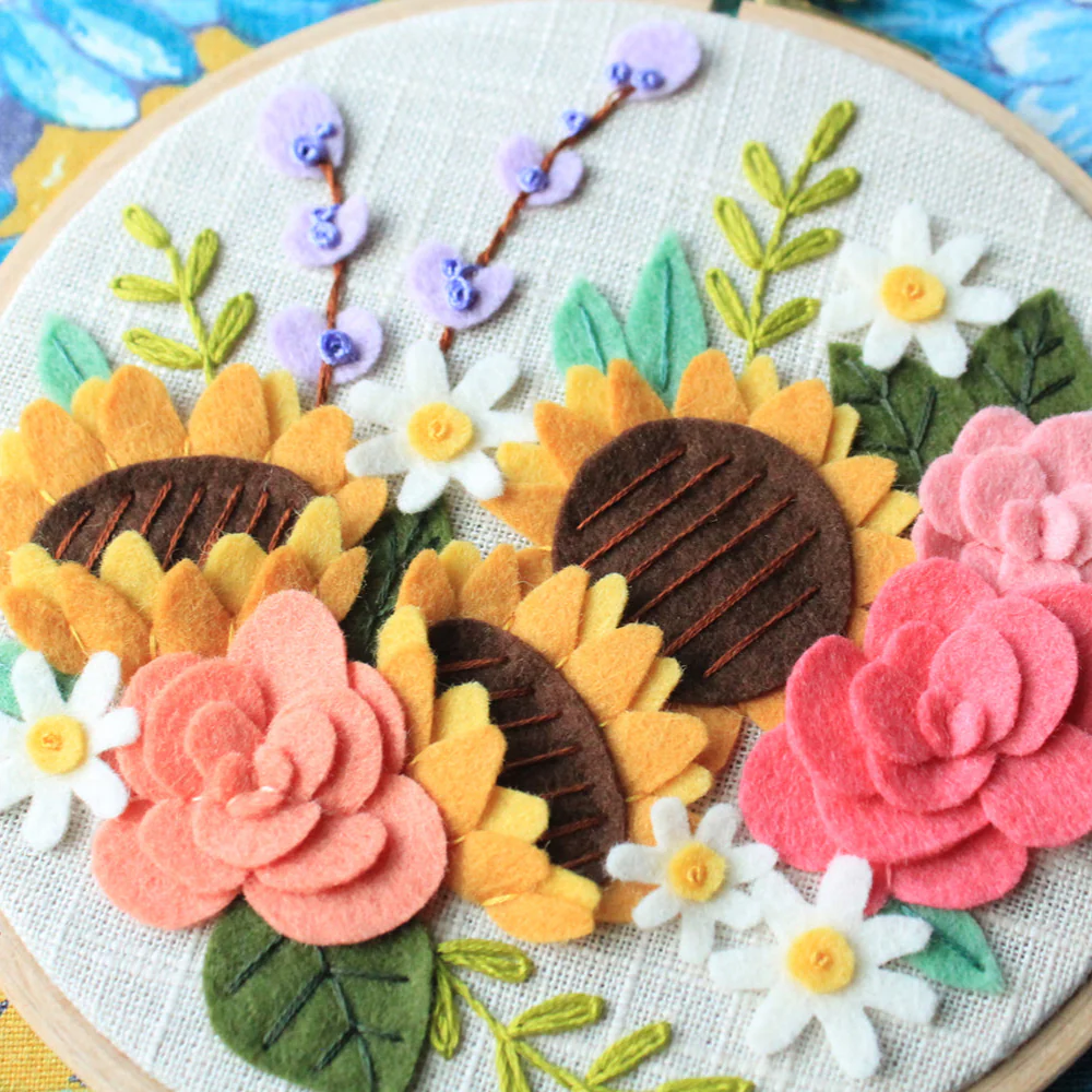 Spring Felt Floral by BZ Creations - Image 2