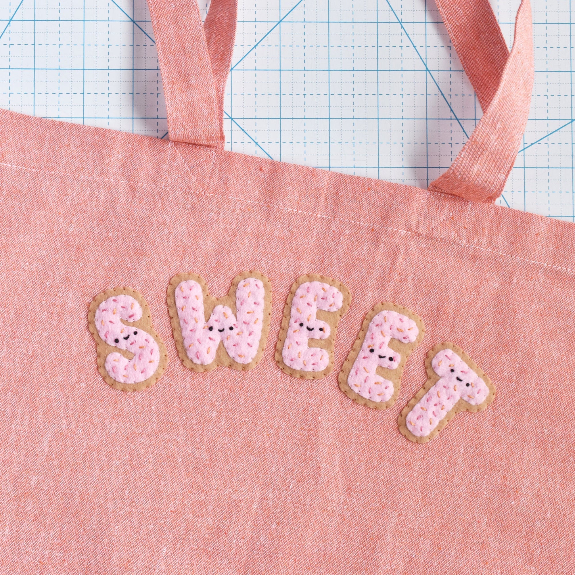 Sprinkles Alphabet Felt Appliqué & Embroidery Pattern