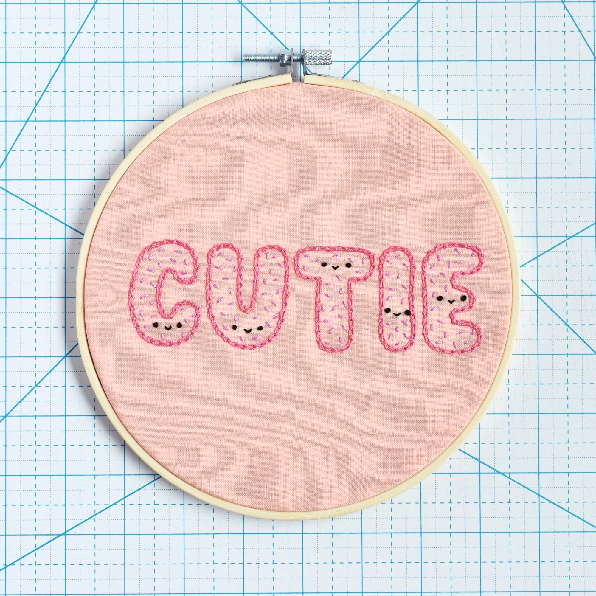 Sprinkles Alphabet Felt Appliqué & Embroidery Pattern - Image 3