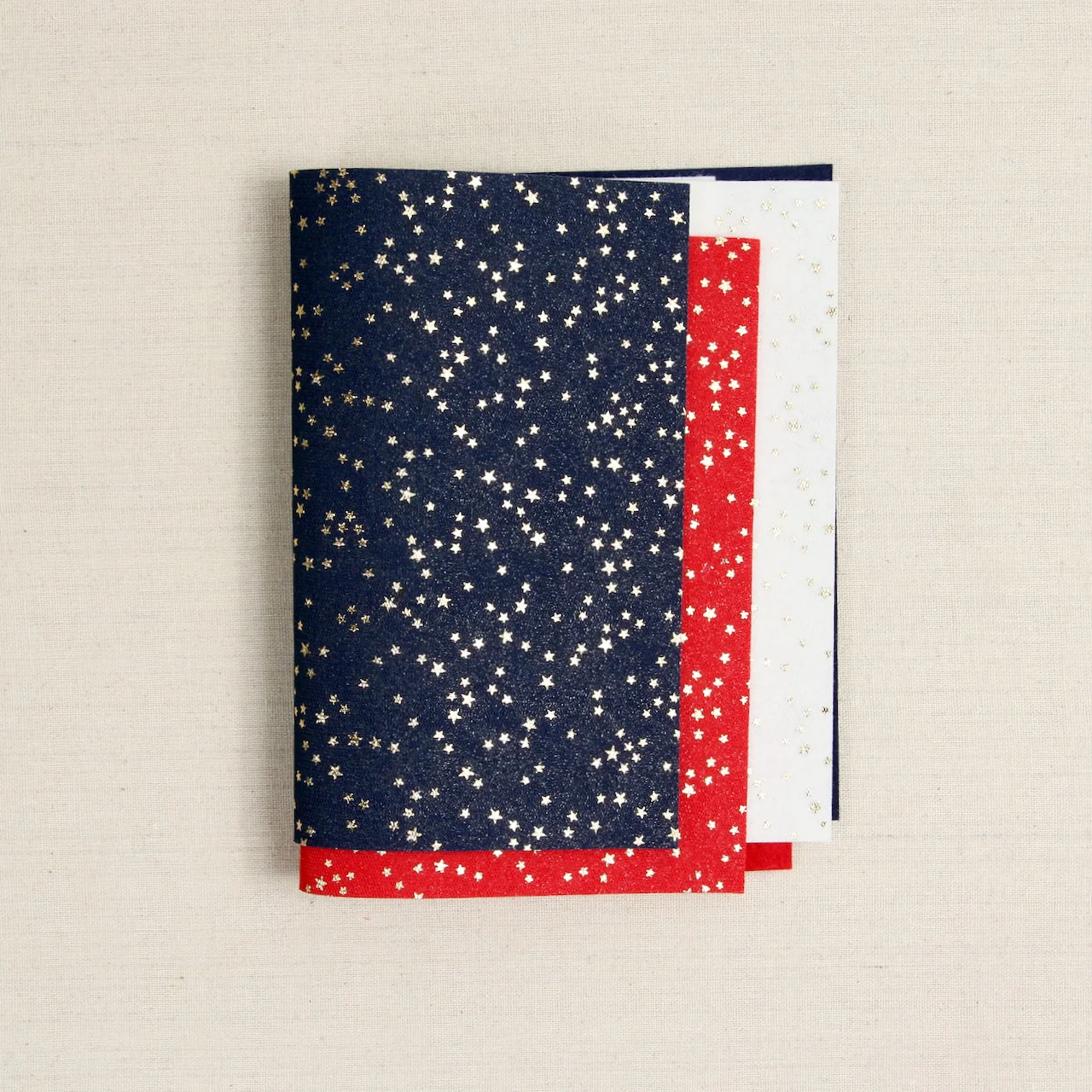 Star Tulle Felt, Oxford Blue - Image 3