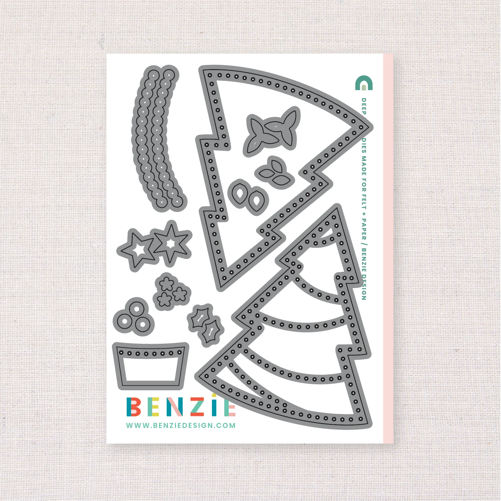 Stitchable Christmas Tree, Deep Etch Die - Image 2