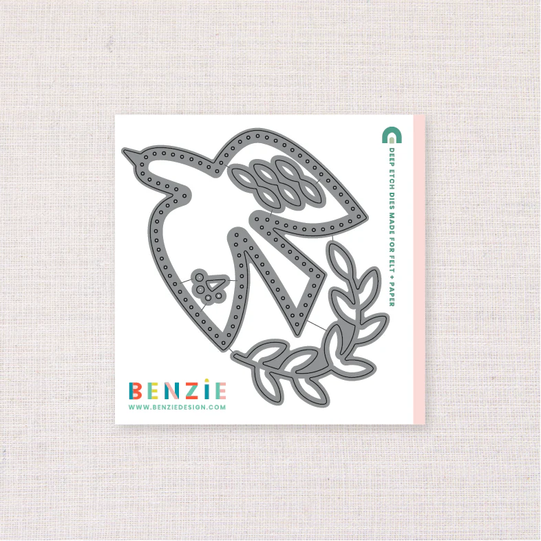Stitchable Peace Dove, Deep Etch Die - Image 2