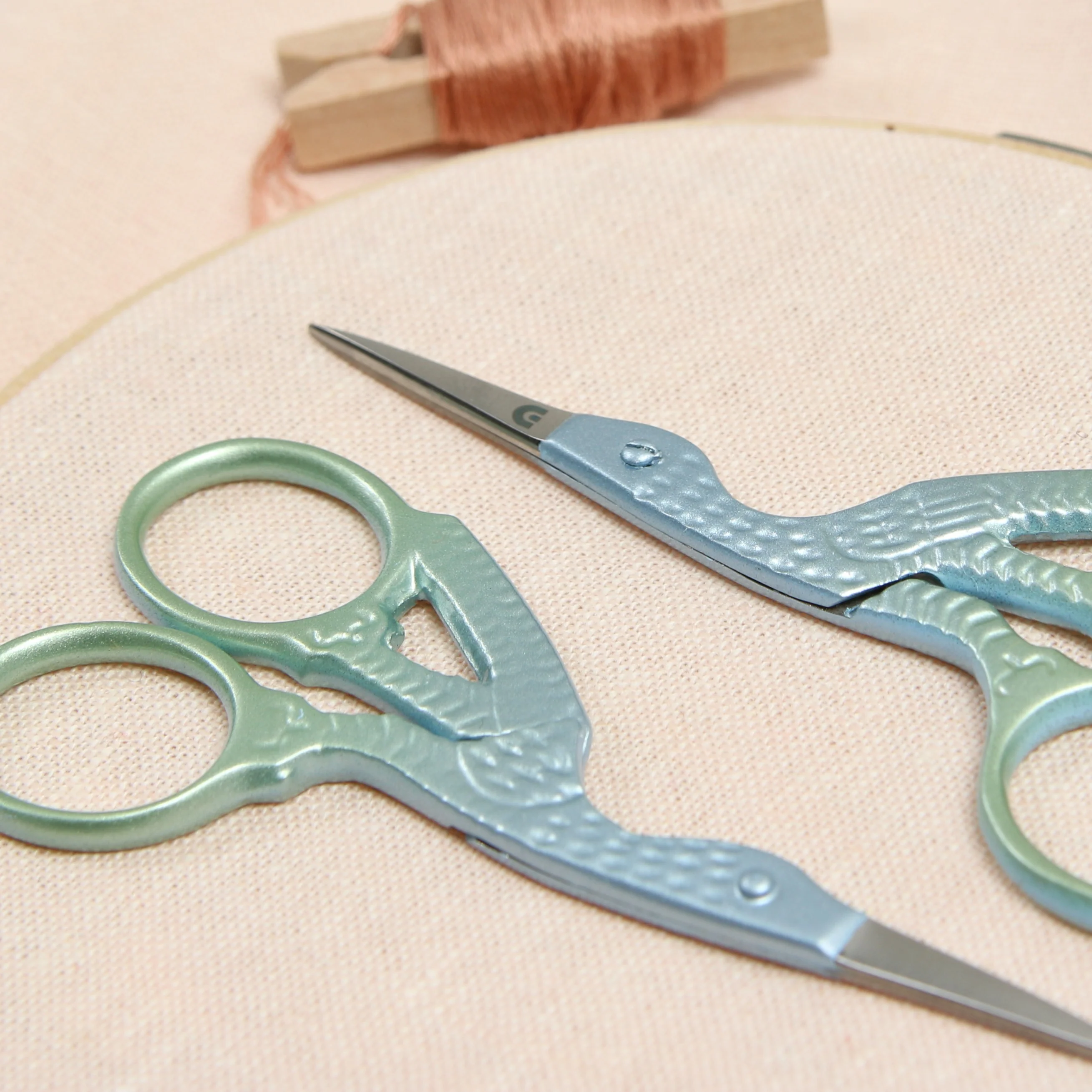 Stork Scissors, Blue Beryl - Image 2