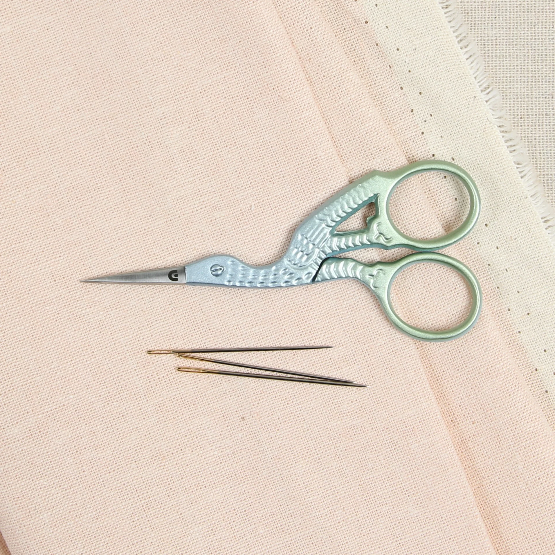 Stork Scissors, Blue Beryl - Image 4