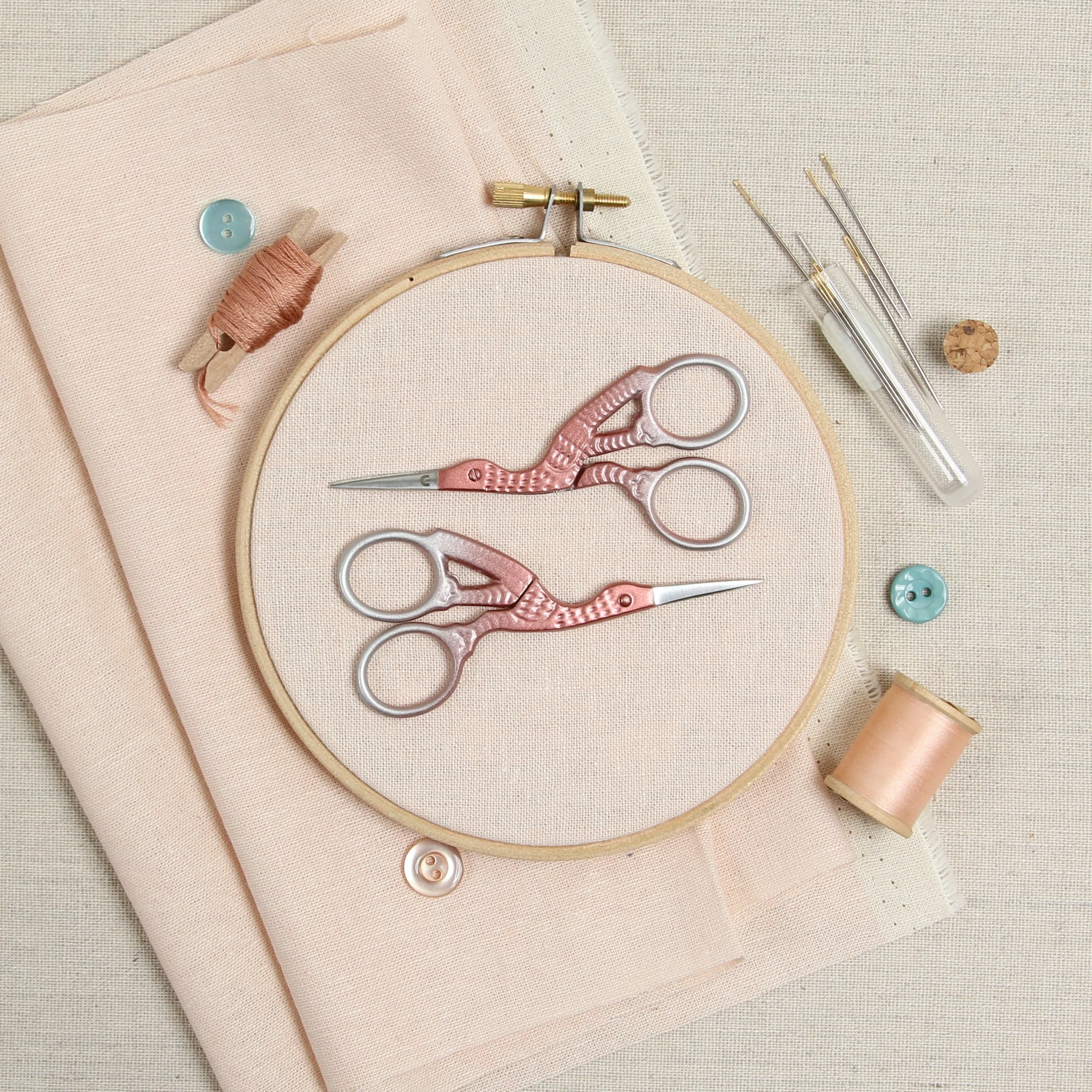 Stork Scissors, Pink Pearl - Image 4