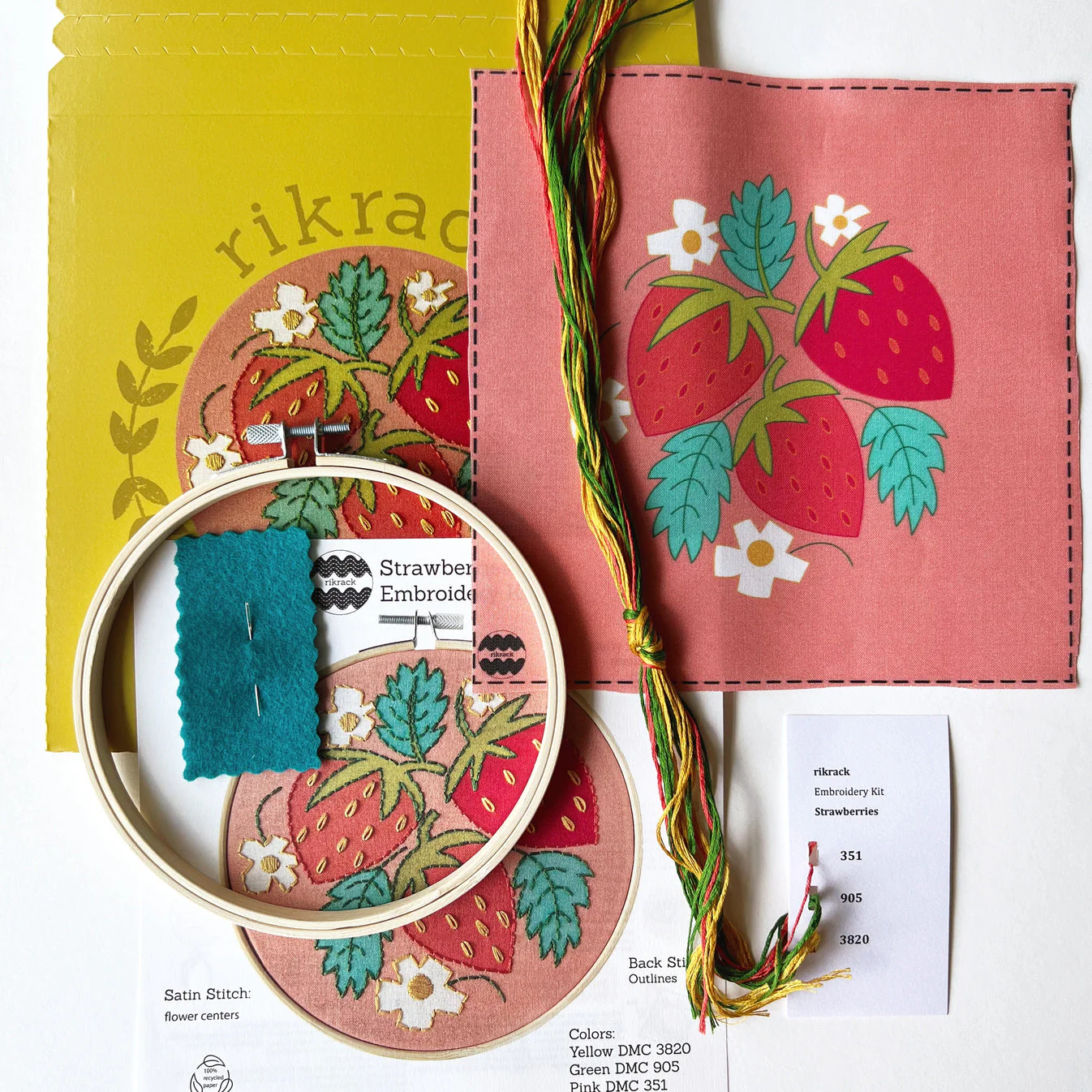 Strawberries Embroidery Kit - Image 3