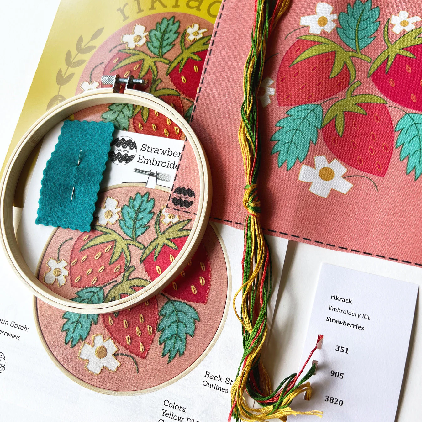 Strawberries Embroidery Kit - Image 4