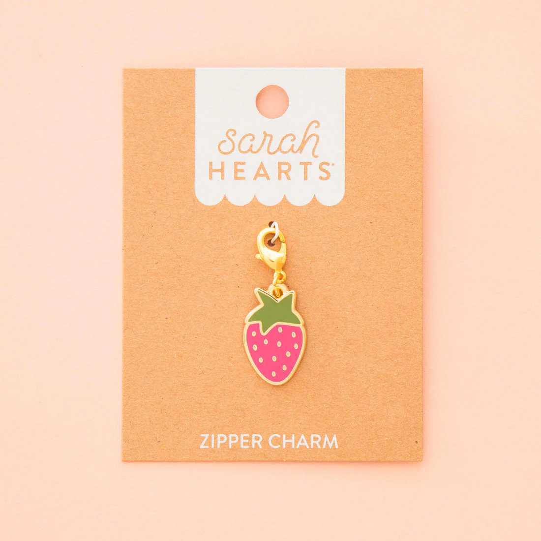 Strawberry, Zipper Charm - Image 3