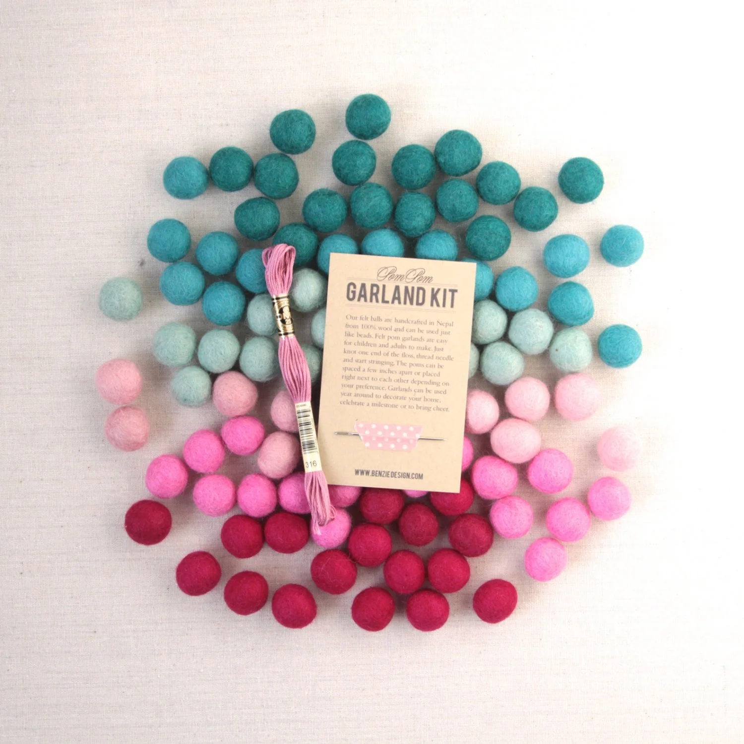 Swan Felt Balls - Image 3
