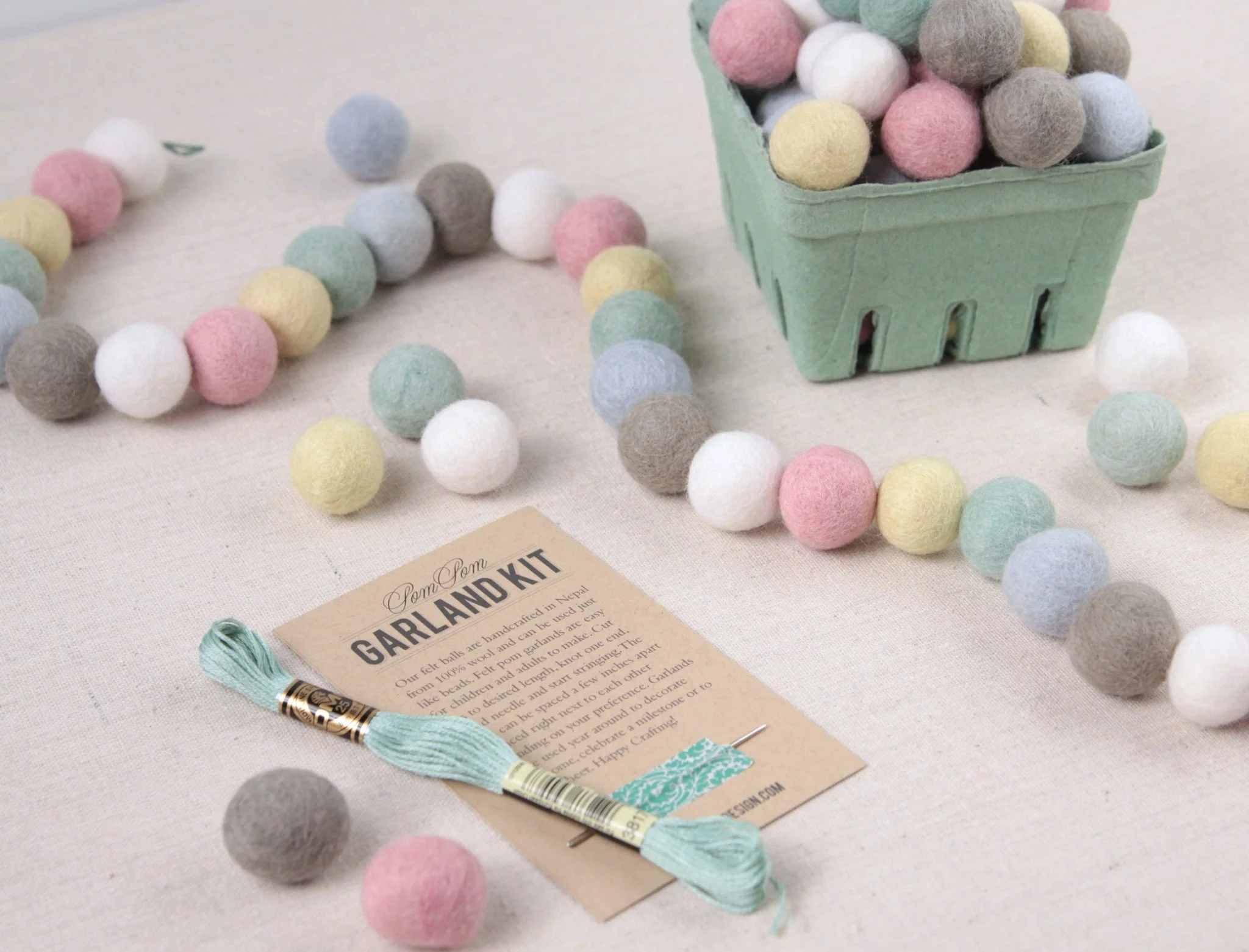 Swan Lake Felt Balls - Image 3