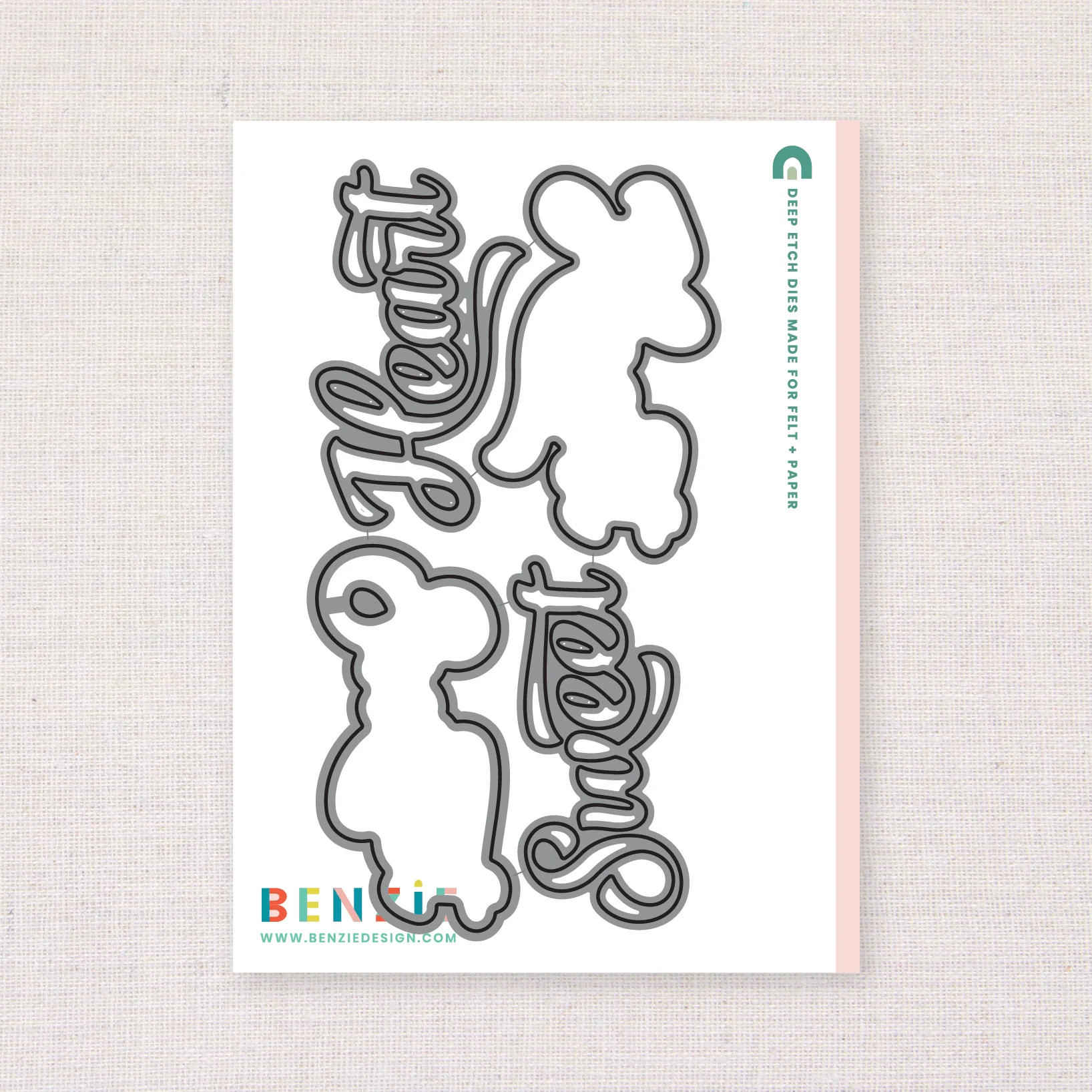 Sweet Heart Script, Deep Etch Die - Image 2