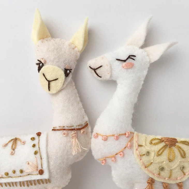 Sweet Llamas Felt Pattern - Image 6