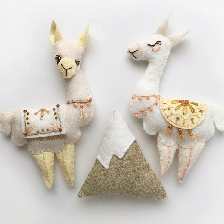 Sweet Llamas Felt Pattern - Image 7