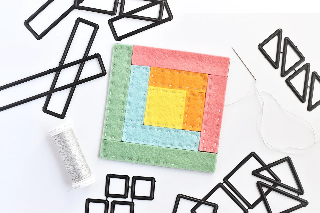 Sylvia's Cozy Quilt Blocks, Deep Etch Die - Image 2