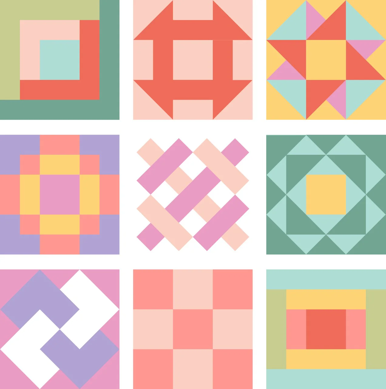 Sylvia's Cozy Quilt Blocks, Deep Etch Die - Image 3